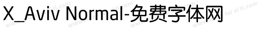X_Aviv Normal字体转换